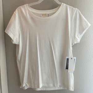 Nation White Women's Crewneck Tee